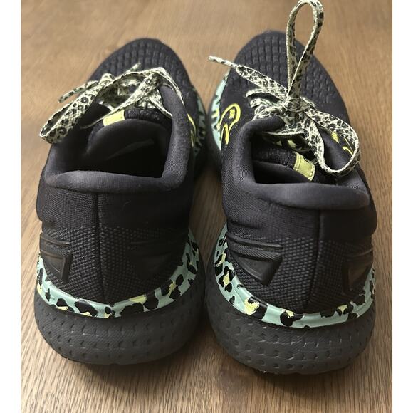 Brooks Glycerin 19 Women’s Size 6.5 Electric Cheetah Black Green Running Shoe - Picture 5 of 16